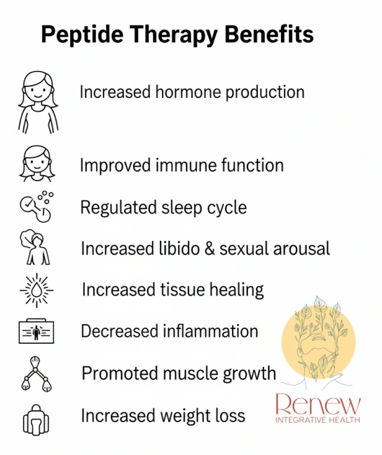 peptide therapy benefits at renew integrative health in newark delaware