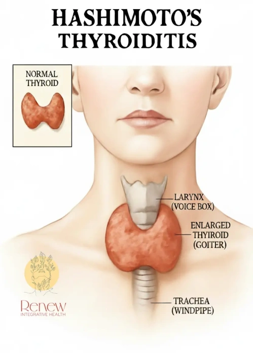 hashimotos illustration by renew integrative health newark delaware
